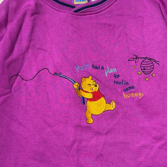 Y2K 100 Acre Collection Pooh Had a Plan Crewneck - Picture 2 of 6